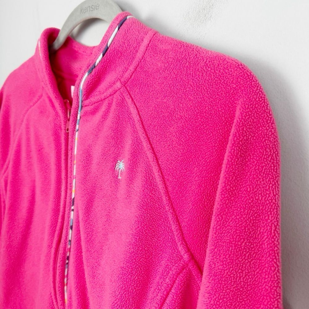 LILLY PULITZER | Penn Fleece Full Zip Jacket in Daquiri Pink Women’s Size Small - Picture 3 of 11